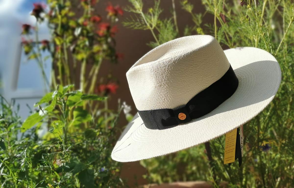 Faletony Zweifarbig Fedora Hut Panama Hut Wollhut mit breiter Krempe und Lederband Für Herren & Damen